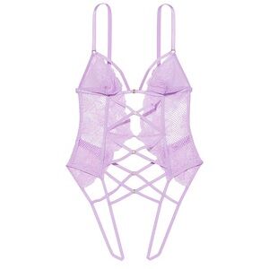 Victoria's Secret Purple Lace Bodysuit